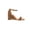 Gold, variant on KLOE Rhinestone Wedge Heel Sandal, Gold, 6