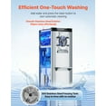 thumbnail image 6 of VEVOR Commercial Hard Ice Cream Machine, 2400W 3.17 to 5.28 Gallons per Hour, Gelato Hard Serve Ice Cream Maker with 10L 304 Stainless Steel Cylinder, Auto Clean LED Panel for Snack Bar Restaurants, 6 of 9