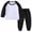 Black, variant on Coerni Children's Boys Girls Sweatshirt T Shirt Crewneck Long Sleeve Outfit Pullover Toddler Oversized Clothes Cotton Shirt Set