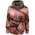 thumbnail image 1 of Realtree Chandail à Capuchon Sherpa en Molleton de Polyester à Fermeture Éclair Camouflage Rose pour Femmes Edge, 1 of 1