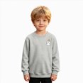 thumbnail image 6 of sdbrld Boys Halloween Ghost Print Clothes Trick or Treat Long Sleeve SweatClothes Boo Tee Top Toddler Baby Winter Clothes Grey Sizes 3-4 Years, 6 of 9