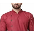 thumbnail image 2 of Mens Designer Wear Indian Linen Bollywood Achkan Pathani Style Kurta Pyjama Set, 2 of 5