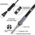 thumbnail image 5 of Wood Burning Kit, Wood Burner Pen Tool,adjustable Temperature Us Plug, 5 of 5