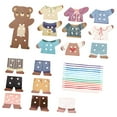 thumbnail image 4 of Juguete de cordones para motricidad fina, juguete sensorial, regalo de para niños, ropa de disfraces, adorno resistente para coordinación, 4 of 9