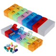 thumbnail image 1 of Caja organizadora de pastillas desmontable5 uds.recordatorio de medicamentos con cortador divisor Likrtyny Cuidado Belleza, 1 of 5