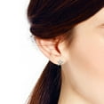 thumbnail image 5 of AeraVida Unique Uneven Star Sketch Outline Sterling Silver Stud Earrings for Female Adult, 5 of 5