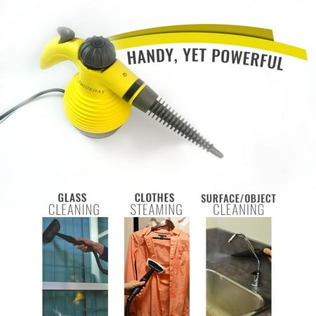 Handheld Multi-Purpose Pressurized Steam Cleaner with 9