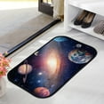 thumbnail image 3 of Floor Door Mats Bath Rugs Space Solar System Planet Galaxy Bathroom Carpet Non-Slip Absorbent for Entryway Indoor 23.6x15.7in Carpet Runner, 3 of 7