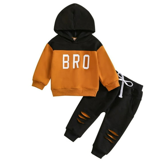 GYRATEDREAM Toddler Baby Boy Outfits Hoodie Sweatshirts Casual Pants Clothes Set Fall Winter 6 9 12 18 24 Months