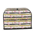 thumbnail image 2 of Fotbe Gold Glittering Hearts and Flamingos for Two Slice Toaster Cover, Fingerprint Protector, Super Soft Appliance Cover And Dust Cover,Bread Dust Cover & Fingerprint Protection, 2 of 7