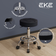 thumbnail image 2 of Set de 2 Bancos Giratorios con Ruedas Negros | Asiento con ruedas Móvil Moderno Multiusos, 2 of 6
