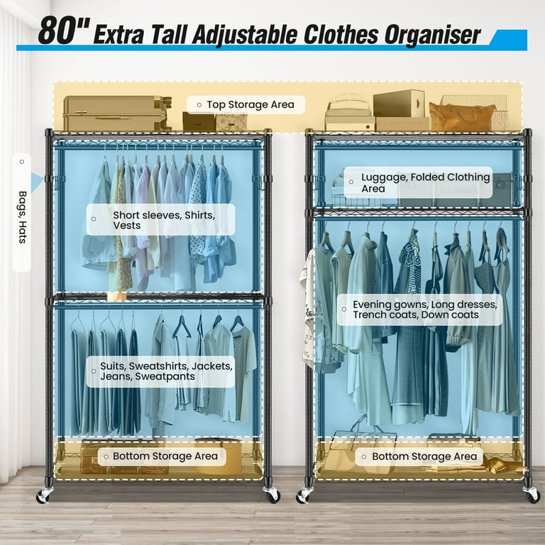 Extra tall garment rack sale