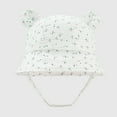 thumbnail image 4 of THDHVS Baby Sun Hat Toddler Infant Summer Sun Protection Fashion Print Outdoor Hat-hat Cute Bear Ears Sunscreen Hat Cap, 4 of 4
