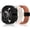 Black/Starlight/Brown, variant on Wearlizer 3 Pack Magnetic Stretchy Band Compatible with Apple Watch Bands 38/40/41/42/44/45/46/49mm, Nylon Braided Elastic Sport Loop Strap for iWatch Series 11/10/9/8/7/6/5/4/SE/Ultra
