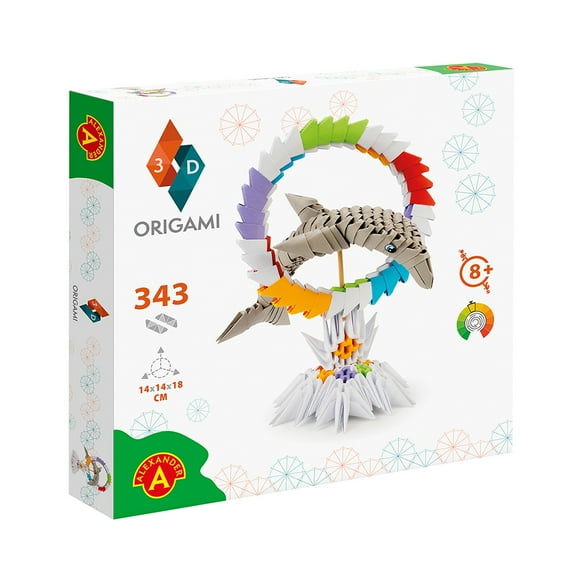 Papel para Manualidad Origami 3D - Delfín Alexander A Origami 3D 2552-O
