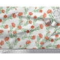 thumbnail image 3 of Soimoi Cotton Duck Fabric Leaves & Wild Flower Printed Fabric 1 Yard 56 Inch Wide, 3 of 3