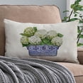 thumbnail image 6 of Blue and White Hydrangea Throw Pillow Covers 12x20 Inch Chinoiserie Ginger Jar Vintage Floral Outdoor Grand Millennial Decorations Lumbar Decorative Throw Pillows Cases for Home Couch Decor, 6 of 6