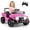 Pink, variant on OLAKIDS Licensed Electric Car for Kids, 12V Ride On Car with Dump Bed, Remote Control, Music & Light, Bluetooth, Ride On Truck for Boys Girls 3+ Years