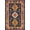 Blue, Pattern 5, variant on ODIKA 4'x6' Beige Blossom Harmony Garden Design Washable Area Rug Elegant Spring Floral Motifs with Lush Greens Stain Resistant, Low Pile, Easy Care for Dorm Room, Small Living