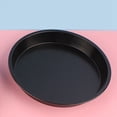 thumbnail image 2 of 2X de Molde Redondo para Pizza,Bandeja Pizza,Bandeja Profunda,Molde Antiadherente de Acero Al Carbono,Herramienta para Horno, 10 Pulgadas, Negro, 2 of 4