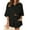 Black, variant on Ekouaer Waffle Knit Lounge Sets for Women Short Sleeve Pajamas Button Down Pjs Oversized Loungewear Shorts Set