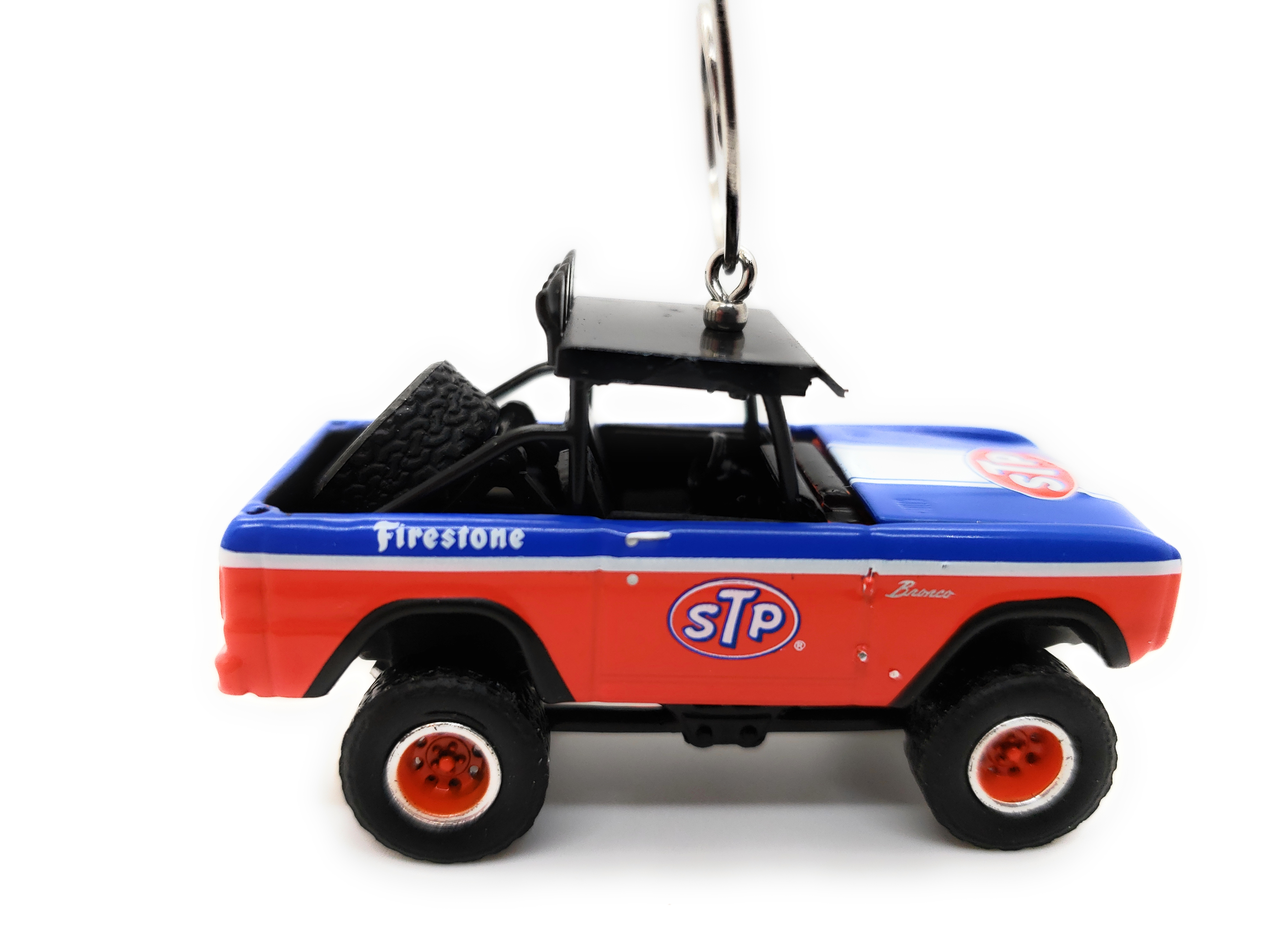 1975 Ford Bronco SUV Custom Christmas Ornament 1:64 Diecast STP