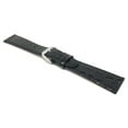 thumbnail image 3 of Bandini 8mm Womens Italian Leather Watch Band Strap - Black - Crocodile Pattern - Slim, 3 of 7