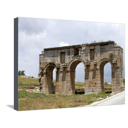 Arch of Modestus at the Lycian Site of Patara, Near Kalkan, Antalya Province, Anatolia, Turkey Stretched Canvas Print Wall