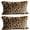 light brown leopard -30x50cm, variant on Decorative Leopard Throw Pillow Covers, Two-Piece Polyester Plush Print Cushion Covers with Zippers Closure for Home Sofa Decors