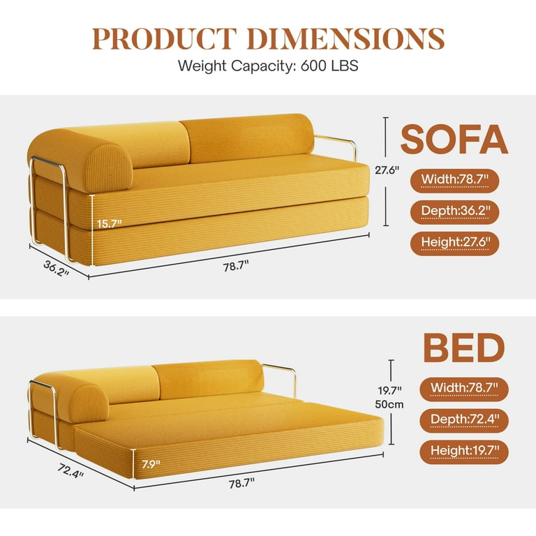 COOLHUT W Combination Sofa, High Rebound Density Sponge Sofa