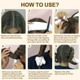 thumbnail image 5 of Satin heatless hair curler, Lazy Natural Soft Wave DIY heatless curls for Sleep in Overnight, for All Hair Types - White, 5 of 8