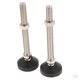 thumbnail image 1 of Paquete 8 Niveladores De Muebles de material acero Al Carbono Patas Niveladoras Ajustables Para , Silla, De Trabajo, licencia Base De Goma De 60 Mm, M16x M16x150mm, 1 of 5