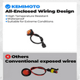 thumbnail image 3 of YNERC UTV Turn Signal Kit  Universal UTV ATV Street Legal Turn Signal with Rocker Switch  110D Horn  Plug and Play Blinker Kit Compatible With Polaris  Can-Am  Kawasaki  Arctic Cat  CFMOTO  Pioneer, 3 of 7