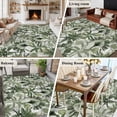 thumbnail image 5 of 6'x9' Area Rugs, Green Tropical Leaves Indoor Outdoor Area Rug for Living Room Bedroom, Summer Palm Trees Botanical Washable Bathroom Rugs Kitchen Floor Carpet Mats Home Decor Aesthetic, 5 of 8