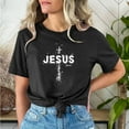 thumbnail image 2 of VBTAPA Bunny T-shirt for Women Easter Graphic Tees Egg Hunt Themed Printed Short Sleeve Crewneck Tee Tops Black L, 2 of 6