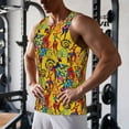 thumbnail image 5 of Pofeuu Dancing African Womens Print Men's Workout Tank Tops Sleeveless Muscle Gym Shirt Quick Dry-4X-Large, 5 of 7