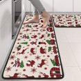 thumbnail image 2 of Kitchen Rugs Sets Of 2,Multicolor Christmas Camping Pattern Anti Fatigue Kitchen Mat Rugs Non Slip Washable,Decorative Kitchen Floor Mats for Kitchen,Sink,Laundry,17"x47"+17"x47", 2 of 5