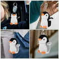 thumbnail image 4 of WORGEOUS 2 uds encantador pingüino Animal muñeco de peluche llavero de juguete llavero bolsa colgante juguetes de recuerdo de fiesta para niños niñas gris negro, 4 of 9