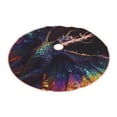 thumbnail image 2 of KLL Christmas Tree Skirt,Party Decorations Farmhouse for Christmas Decorations Holiday Party 30" -Rainbow Wings Majestic Dragon, 2 of 6