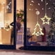thumbnail image 5 of Timer 3Pcs Christmas Window Lights Decorations, Battery Powered Hanging Warm White Lighted Tree Bell Star Shaped LED Sucker for Xmas Tree Fireplace In, 5 of 5