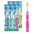 thumbnail image 1 of Cepillo de dientes GUM Monsterz Jr cerdas suaves con ventosa, paquete de 6, 1 of 7