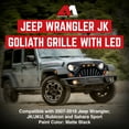 thumbnail image 2 of Pre-Owned AMERICAN MODIFIED Goliath Grill Compatible w/ 07-18 Jeep Wrangler JK, 2 of 11