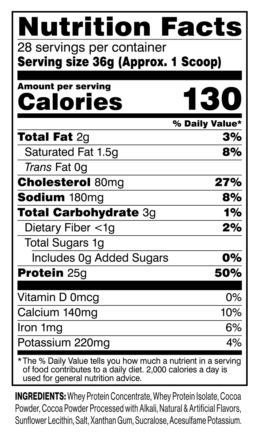 C4 Pro Whey Protein Powder, Hershey's Milk Chocolate Flavor, 25g of Protein, 28 Servings