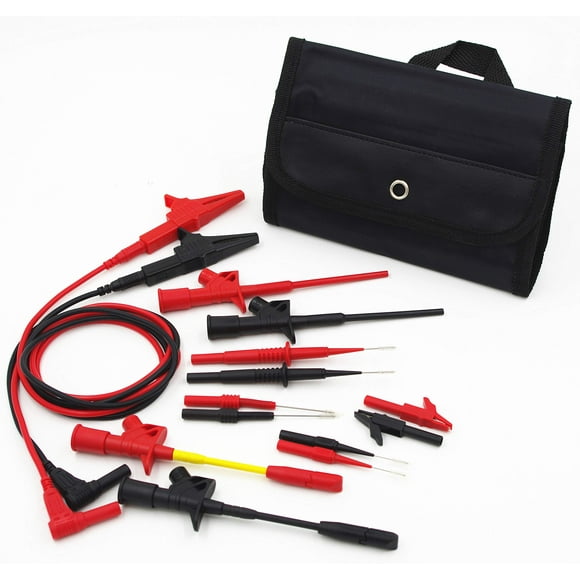 TestHelper TH-9-KIT Isolation Sonde de Plomb de Test Banane 4mm pour Multimètremètre