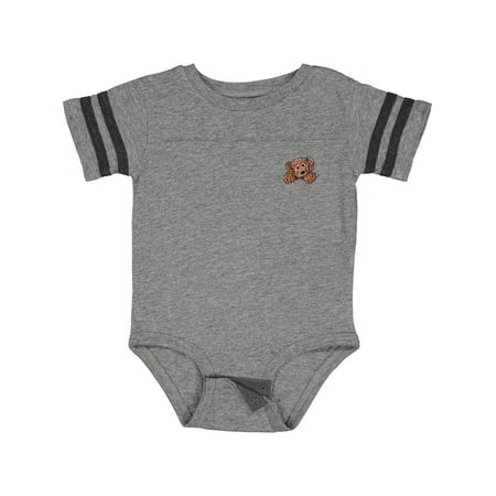 

Inktastic Pocket Chocolate Doodle Gift Baby Boy or Baby Girl Bodysuit