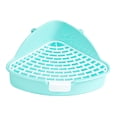 thumbnail image 5 of Rabbit Litter Pan Small Animal Potty Trainer for Hamster Chinchillas Ferrets Blue, 5 of 10