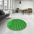 thumbnail image 4 of Ahgly Company Tapis Rectangulaire Lavable en Machine Intérieur Vert Transitionnel, 2 Pieds x 5 Pieds, 4 of 7