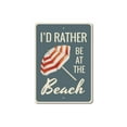 thumbnail image 2 of Beach Umbrella Novelty Decor, Metal Wall Sign - 10x14 Inches, 2 of 4