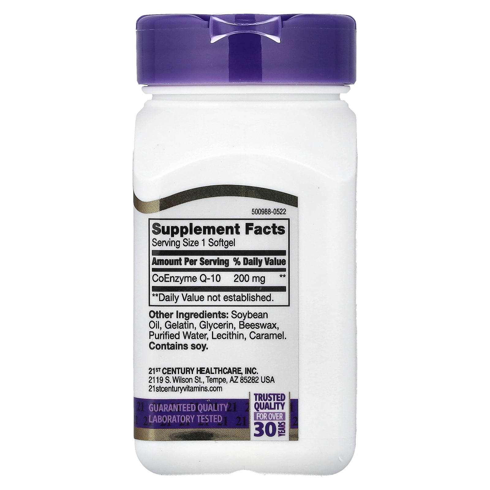 21st Century Co Q-10 200 mg Softgels Extra Strength 90 Soft Gels