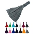 thumbnail image 5 of Qarigey Bohemia BOHO algodón ancho elástico mujeres diademas tocado turbante Headwear vendaje bandas para el cabello Bandana Hearwear Type6 NO6 Qarigey PS9177-08, 5 of 5
